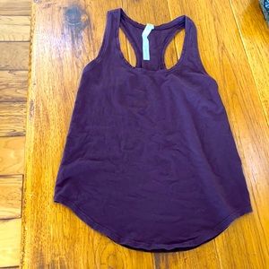 Purple lululemon tank top